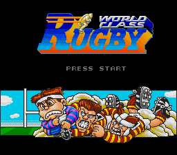 World Class Rugby (France) Title Screen